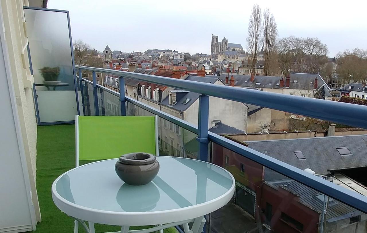 T3 Bord Centre Ville - 4Eme Etage - Fetes Interdites Bourges Kültér fotó